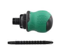 ZYWUOY Destornillador de trinquete, herramienta telescópica de acero de aleación de doble propósito con rotación hacia adelante hacia atrás para un desmontaje rápido, diseño compacto de 7,5 cm con 2