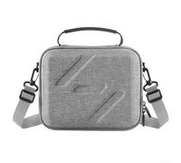 ZYWUOY Estuche de almacenamiento para cámara de acción, bolsa de hombro portátil de nailon para DJI OM7/7P, con compartimentos para accesorios estabilizadores de cardán, como lo muestra la imagen