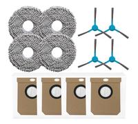 ZYWUOY Kit de trapeador, bolsa de polvo y cepillo lateral para Conga 20090 Pro AI para spa infinito de corte de jabón, juego de piezas de repuesto de microfibra