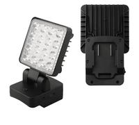 ZYWUOY Luz de trabajo inalámbrica para batería Parkside X20V 18V, linterna LED ajustable con gancho y protección de bajo voltaje, compatible con PAP20A1 PAP20A3 Series