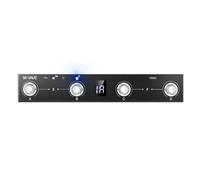 ZYWUOY M-VAVE Chocolate para controlador MIDI Footswitch, pedal recargable de 4 botones con USB para control de aplicación inteligente, diseño de metal portátil para página para Turner