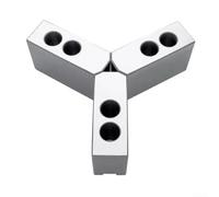 ZYWUOY Mandíbulas hidráulicas, 15.2 cm, 120 grados, abrazadera de torno hidráulica suave para tornos mecánicos