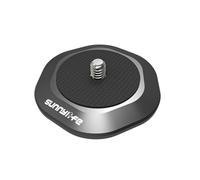 ZYWUOY Soporte de ventosa, para DJI Pocket 3 Insta360 GO 3 X3 X4, base magnética de aluminio CNC para grabación suave del salpicadero del coche