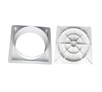 ZYWUOY SP1091LX - Collar de extensión y tapa superior para skimmer Hayward Medium - Pieza de equipo de skimmer de piscina ABS, 25 x 21,5 cm, blanco, juego de 2 piezas