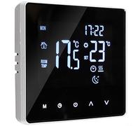 ZYWUOY Termostato inteligente digital, programable, WiFi, inalámbrico, sensor de habitación para el hogar, control de aplicación, panel de control de temperatura, aplicación de voz blanca