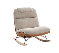 ZYWWW Rocking Chair Mecedora Silla Nórdica Simple Moderna Simple Sofá Dormitorio Balcón Perezoso Silla de ocio para adultos Siesta