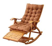 ZYWWW Silla mecedora cómoda Relax Silla mecedora Silla de paseo con cojín de tela de algodón Enviar un regalo a las personas mayores