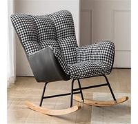 ZYWWW Silla mecedora Nórdica Casa Recreación Perezoso Sofá Dormitorio Balcón Moderno Minimalista Sala de estar Tumbona Individual Pequeña Silla mecedora Muebles de Sala