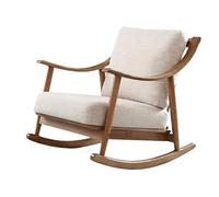 ZYWWW Silla mecedora para adultos Siesta Silla mecedora - Silla de madera - Silla de patio, silla de siesta de balcón para porche jardín, 69 x 84 x 80 cm