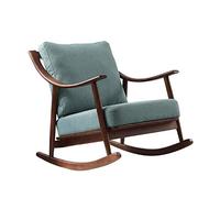 ZYWWW Silla mecedora para adultos Siesta Silla mecedora - Silla de madera - Silla de patio, silla de siesta de balcón para porche jardín, 69 x 84 x 80 cm