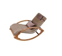 ZYWWW Silla mecedora Silla mecedora Estilo Chino Silla Larga Estilo Chino Ocio Balcón Silla Fácil