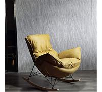 ZYWWW Silla mecedora Silla mecedora Nórdica Italiana Sala de estar Simple Ocio y Cómodo Sofá de Tela Silla