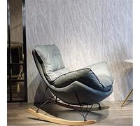 ZYWWW Silla mecedora Silla mecedora Nórdica Italiana Sala de estar Simple Ocio y Cómodo Sofá de Tela Silla