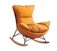 ZYWWW Silla mecedora Silla mecedora Nórdica Italiana Sala de estar Simple Ocio y Cómodo Sofá de Tela Silla