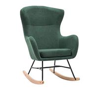 ZYWWW Silla mecedora Silla mecedora Silla de relajación basculante Silla reclinable Silla de jardín o balcón relajante con asiento acolchado Muebles de salón
