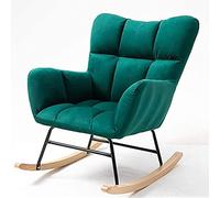 ZYWWW Silla mecedora sillas mecedoras perezosas sofá balcón ocio casa reclinable silla nórdica individual pequeño apartamento sofá dormitorio silla