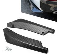 ZYXDMMJH 2 Piezas Difusor Alerón Parachoques Trasero Coche para Abarth 695 XSR 2017 2018 2019 2020 2021 2022 2023 2024, Separador Labios para Trasera Aleta Alerón de Ángulo Envolvente,A-Glossy Black