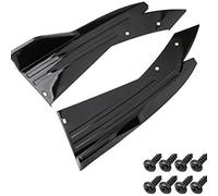 ZYXDMMJH 2 Piezas Difusor Alerón Parachoques Trasero Coche para BMW 1 Series Coupe E82 2007 2008 2009 2010 2011 2012 2013, Separador Labios para Trasera Aleta Alerón de Ángulo Envolvente,B-Black