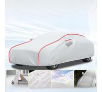 ZYXDMMJH Funda Coche Exterior para VW New Beetle (9C) 2005 2006 2007 2008 2009 2010, Anti-UV Resistente al Polvo Lluvia Nieve Impermeable Transpirable Resistente Lona Coche,Silver Upgrade