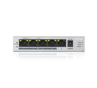 Zyxel GS1005HP No administrado Gigabit Ethernet (10/100/1000) Energía sobre Ethernet (PoE) Plata