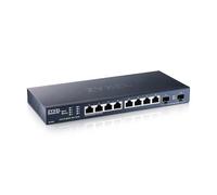 Zyxel Conmutador de 8 puertos Multi-Gig 2.5G | Cloud/Smart Managed Switch | 2x 10G SFP+ | Montaje de Sobremesa o Pared [XMG1915-10E]