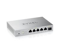 Zyxel Conmutador XMG-105 – Multi-Gigabit 5 puertos 2,5G, 1x SFP+ 10G, No gestionado, sobremesa/pared
