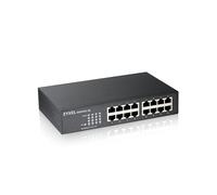 Zyxel Gigabit Switch de 16 puertos no configurable - Diseño sin ventilador [GS1100-16v3]