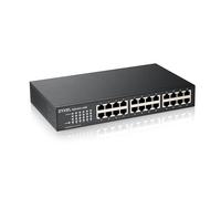 Zyxel Gigabit Switch de 16 puertos no configurable - Diseño sin ventilador [GS1100-24E]