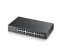 Zyxel Gigabit Switch de 16 puertos no configurable - Diseño sin ventilador [GS1100-24E]