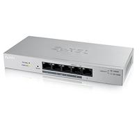 Zyxel Gigabit Switch de 5 puertos PoE+ - web configurable, con 60 vatios [GS1200-5HP]