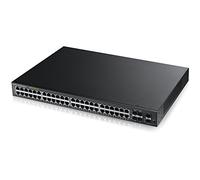 Zyxel Gigabit Switch PoE+ inteligente de 48 puertos con 375 vatios, 4 puertos combo Gigabit y 2 puertos SFP [GS1920-48HP]