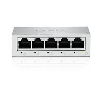 Zyxel Conmutador Gigabit de 5 Puertos | No Gestionado | Divisor de Red LAN Ethernet Splitter | Montaje en Pared o Sobremesa [GS-105B v5]