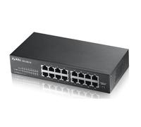 Zyxel Gigabit Switch de 16 puertos no configurable - Diseño sin ventilador [GS1100-16v3]