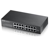 Zyxel GS1100-16E 16 Port Gigabit No Administrado Switch, Slimeline