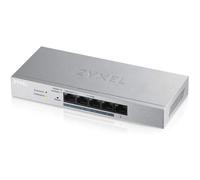 Zyxel Gigabit Switch de 5 puertos PoE+ - web configurable, con 60 vatios [GS1200-5HPv2]