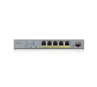 Zyxel - GS1350-6HP-EU0101F switch Gestionado L2 Gigabit Ethernet (10/100/1000) Energía sobre Ethernet (PoE) Gris