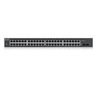 Zyxel GS1900-48HP v2, 48-port GbE L2 Smart Switch, 170 Watt rackmount