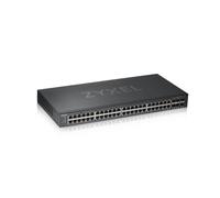 Zyxel GS1920-48V2 Conmutador gestionado inteligente Gigabit de 48 puertos GbE (100/1000 Mbit/s, QoS, Carbon, Zyxel NebulaFlex)