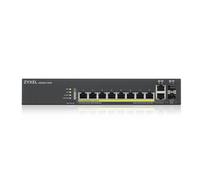 Zyxel - GS2220-10HP Gestionado L2 Gigabit Ethernet (10/100/1000) Energía sobre Ethernet (PoE) Negro