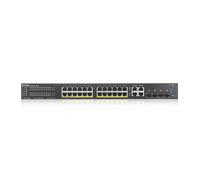 Zyxel - GS2220-28HP-EU0101F switch Gestionado L2 Gigabit Ethernet (10/100/1000) Energía sobre Ethernet (PoE) Negro