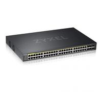 Zyxel - GS2220-50HP-EU0101F switch Gestionado L2 Gigabit Ethernet (10/100/1000) Energía sobre Ethernet (PoE) Negro