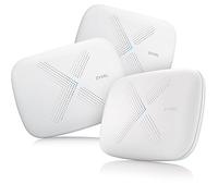 Zyxel Multy X Tribanda AC3000 Sistema de red Wi-Fi para todo el hogar. Compatible con Amazon Alexa. Extensión de router y satélite - Paquete de 3 [WSQ50]