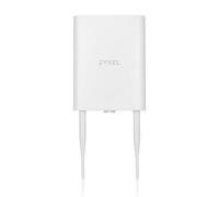 Zyxel Punto de Acceso inalámbrico WiFi 7 | BE5100 | Protección IP55 para Exteriores | Radio Dual de 4 transmisiones de 2.5 GB | Malla Inteligente MLO | Inyector PoE Incluido | Aplicación Nebula/Cloud