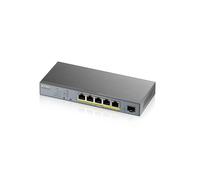 Zyxel Switch 6X GE GS1350-6HP PoE Largo Alcance 60W 802.3BT