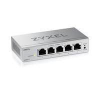 Zyxel Switch Ethernet 5 Puertos | Conmutador Gigabit Gestionable en Web | QoS, Link Aggregation, VLAN, IGMP Snooping | Sin Ventilador | De Escritorio [GS1200-5v3]