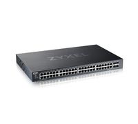 Zyxel Switch gestionado Inteligente Gigabit Ethernet de 48 Puertos | 4 Ranuras SFP+ de 10 G | Modo Nube híbrida [XGS1935-52]