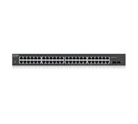 Zyxel Switch GS1900-48HPV2 (EU0101F) 48 Puertos Gigabit Ethernet PoE+ Gestionado, L2, 170W PoE Budget, Montaje Rack