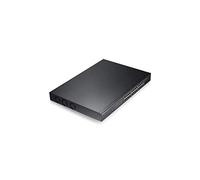 Zyxel Switch PoE Gigabit de 24 puertos | Gestión inteligente | Montaje en rack | 24 puertos PoE+ con presupuesto de 170 vatios y 2 puertos SFP | VLAN, IGMP, QoS | Garantía de por vida [GS1900-24HP]