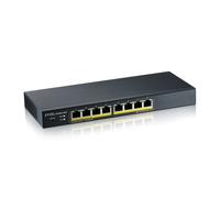 Zyxel Switch PoE Gigabit de 8 Puertos Gestión Inteligente De Sobremesa/Monta