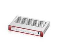 Zyxel USGFLEX100H ZyWALL Cortafuegos de Seguridad Cibernética de Alta Velocidad | Sólo Hardware | VPN | Clase Empresarial | Hasta 50 Usuarios | Nebula Cloud Opcional
